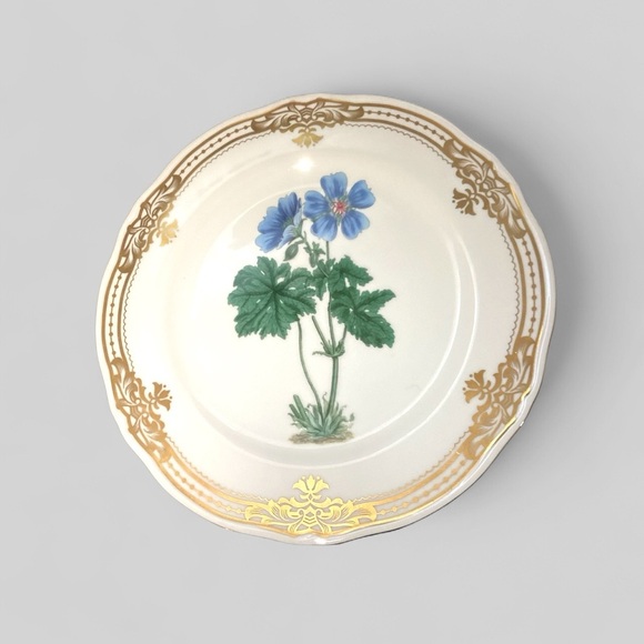 Sadek Andrea Porcelain Dessert Plate And Matching Porcelain Cake Knife, Vintage. - Picture 5 of 7